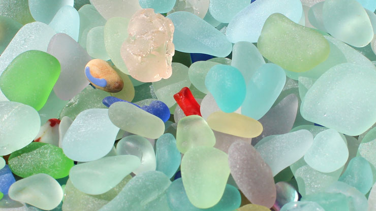 Gathering and Sorting Sea Glass